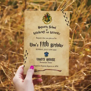 Shop Harry Potter Invitations with great discounts and prices online - Dec  2023